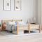 vidaXL - Bedframe - massief - grenenhout - 120x200 - cm