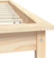 vidaXL - Bedframe - massief - grenenhout - 120x200 - cm