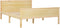 vidaXL - Bedframe - massief - grenenhout - 120x200 - cm