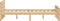 vidaXL - Bedframe - massief - grenenhout - 120x200 - cm