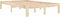 vidaXL - Bedframe - massief - grenenhout - 120x200 - cm