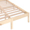 vidaXL - Bedframe - massief - grenenhout - 120x200 - cm