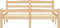 vidaXL - Bedframe - massief - grenenhout - 120x200 - cm