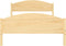 vidaXL - Bedframe - massief - grenenhout - 120x200 - cm