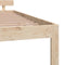 vidaXL - Bedframe - massief - grenenhout - 120x200 - cm