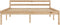vidaXL - Bedframe - massief - grenenhout - 120x200 - cm