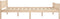 vidaXL - Bedframe - massief - grenenhout - 120x200 - cm