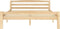 vidaXL - Bedframe - massief - grenenhout - 120x200 - cm