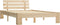 vidaXL - Bedframe - massief - grenenhout - 120x200 - cm
