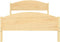 vidaXL - Bedframe - massief - grenenhout - 120x200 - cm