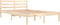 vidaXL - Bedframe - massief - grenenhout - 120x200 - cm