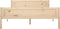 vidaXL - Bedframe - massief - grenenhout - 120x200 - cm