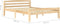 vidaXL - Bedframe - massief - grenenhout - 120x200 - cm