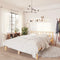 vidaXL - Bedframe - massief - grenenhout - 135x190 - cm