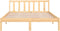 vidaXL - Bedframe - massief - grenenhout - 135x190 - cm