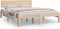 vidaXL - Bedframe - massief - grenenhout - 140x190 - cm