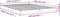 vidaXL - Bedframe - massief - grenenhout - 140x190 - cm