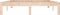 vidaXL - Bedframe - massief - grenenhout - 140x190 - cm