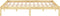 vidaXL - Bedframe - massief - grenenhout - 140x190 - cm