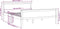 vidaXL - Bedframe - massief - grenenhout - 140x200 - cm