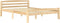 vidaXL - Bedframe - massief - grenenhout - 140x200 - cm