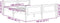 vidaXL - Bedframe - massief - grenenhout - 140x200 - cm