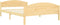 vidaXL - Bedframe - massief - grenenhout - 140x200 - cm