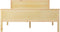 vidaXL - Bedframe - massief - grenenhout - 140x200 - cm