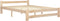 vidaXL - Bedframe - massief - grenenhout - 140x200 - cm