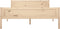 vidaXL - Bedframe - massief - grenenhout - 140x200 - cm