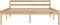 vidaXL - Bedframe - massief - grenenhout - 140x200 - cm
