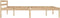 vidaXL - Bedframe - massief - grenenhout - 140x200 - cm