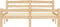 vidaXL - Bedframe - massief - grenenhout - 140x200 - cm