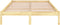 vidaXL - Bedframe - massief - grenenhout - 140x200 - cm