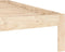 vidaXL - Bedframe - massief - grenenhout - 140x200 - cm
