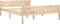 vidaXL - Bedframe - massief - grenenhout - 140x200 - cm