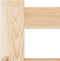 vidaXL - Bedframe - massief - grenenhout - 140x200 - cm