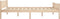 vidaXL - Bedframe - massief - grenenhout - 140x200 - cm