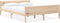 vidaXL - Bedframe - massief - grenenhout - 140x200 - cm