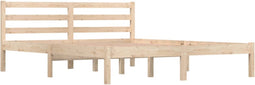 vidaXL - Bedframe - massief - grenenhout - 150x200 - cm