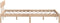 vidaXL - Bedframe - massief - grenenhout - 150x200 - cm