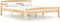 vidaXL - Bedframe - massief - grenenhout - 160x200 - cm