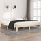 vidaXL - Bedframe - massief - grenenhout - 160x200 - cm
