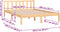 vidaXL - Bedframe - massief - grenenhout - 160x200 - cm