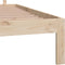 vidaXL - Bedframe - massief - grenenhout - 160x200 - cm