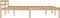vidaXL - Bedframe - massief - grenenhout - 160x200 - cm