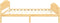 vidaXL - Bedframe - massief - grenenhout - 160x200 - cm