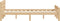 vidaXL - Bedframe - massief - grenenhout - 160x200 - cm