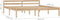vidaXL - Bedframe - massief - grenenhout - 160x200 - cm