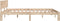vidaXL - Bedframe - massief - grenenhout - 160x200 - cm